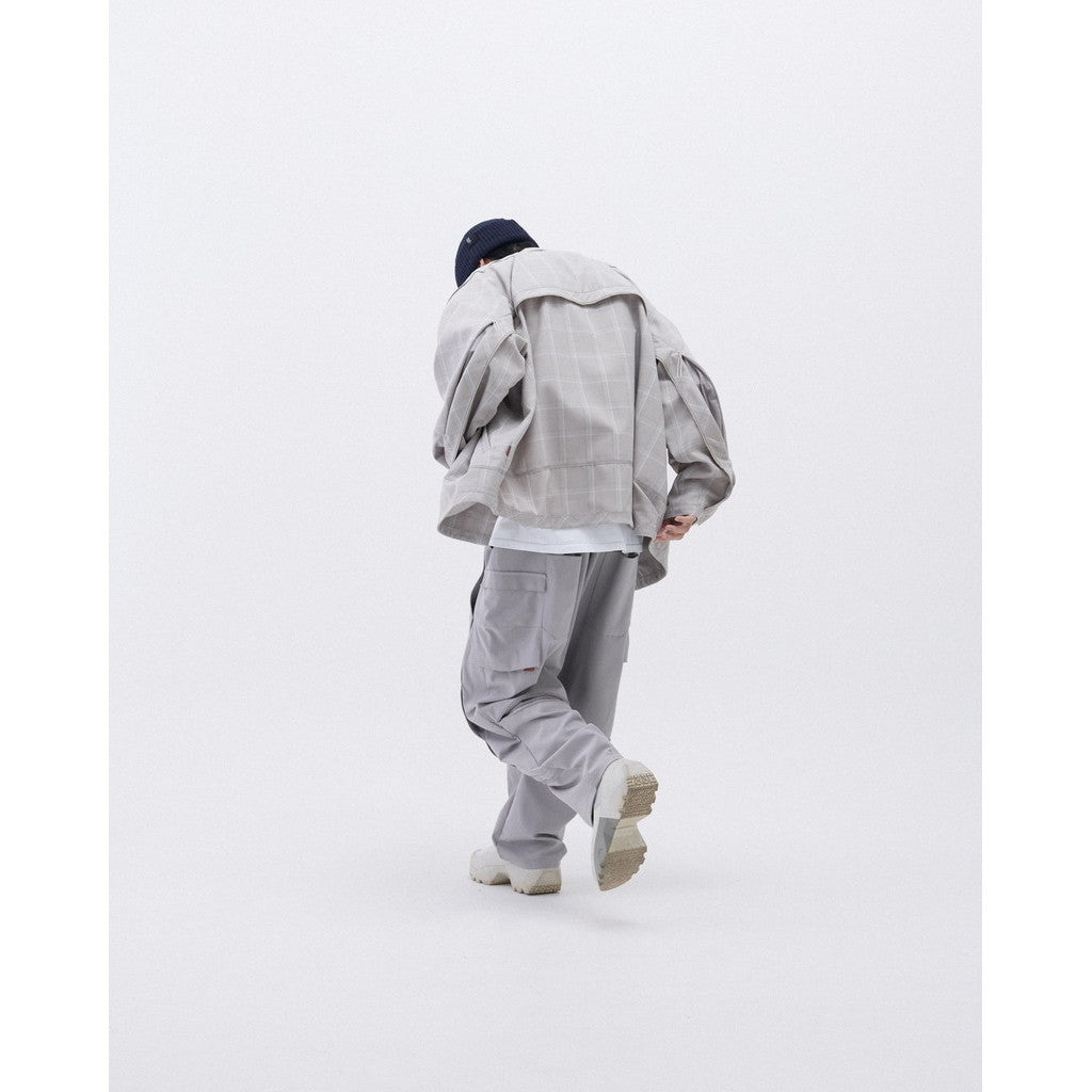 「FD-G4」 Oversized Mesh Utility Shirt #BEIGE [GOOPI-23AW-SEP-03]