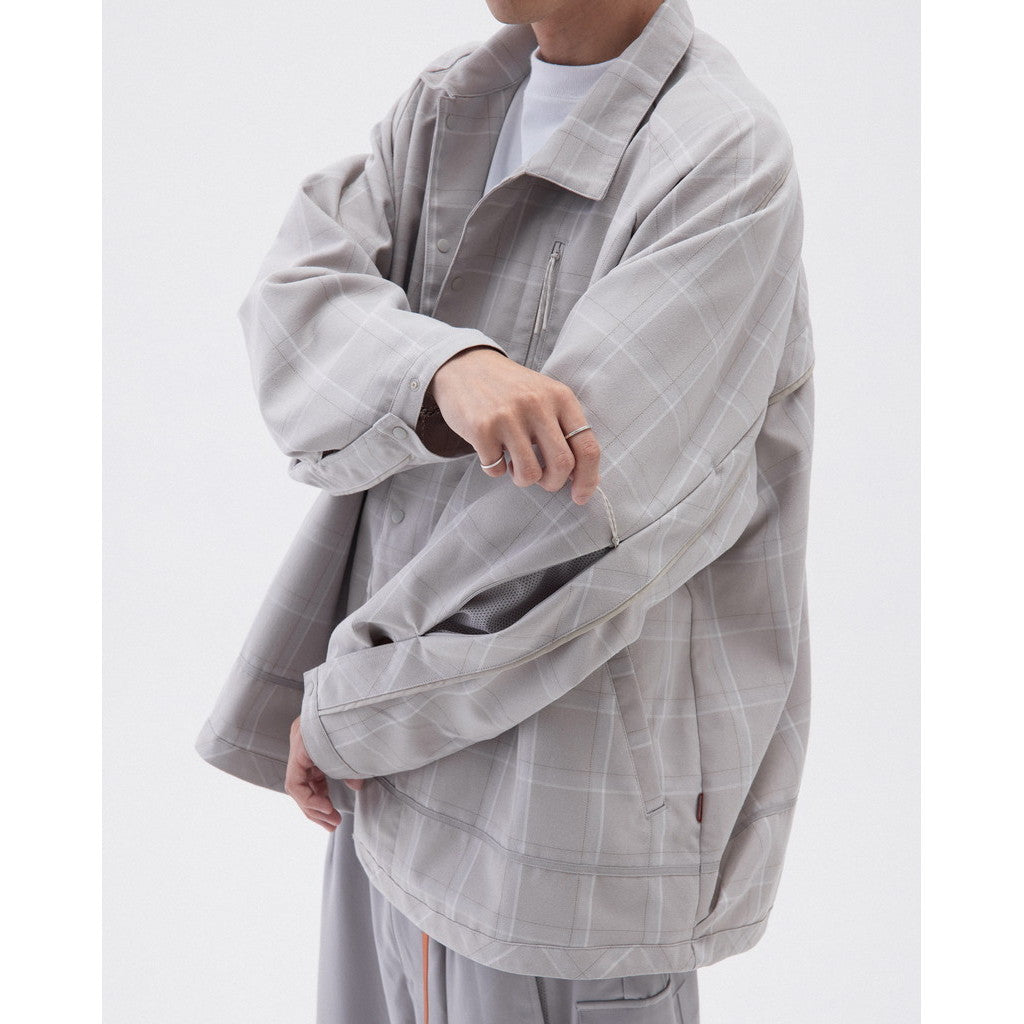 「FD-G4」 Oversized Mesh Utility Shirt #BEIGE [GOOPI-23AW-SEP-03]