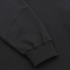 BIO WASHED EASY HALF ZIP SWEAT SHIRTS #BLACK [HOD25AWSWEHZSS]