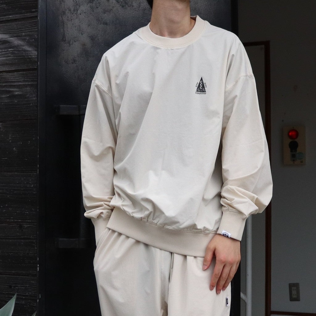 STRETCH CREWNECK #CREAM [CCC-253C004]