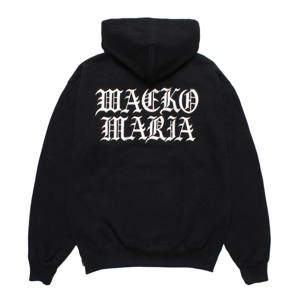 HEAVY WEIGHT PULLOVER HOODED SWEAT SHIRT ( TYPE-2 ) #BLACK [25FW-WMC-SS04]