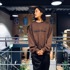 HEAVY WEIGHT CREW NECK SWEAT SHIRT -TYPE 1- #BROWN [23FW-WMC-SS02]