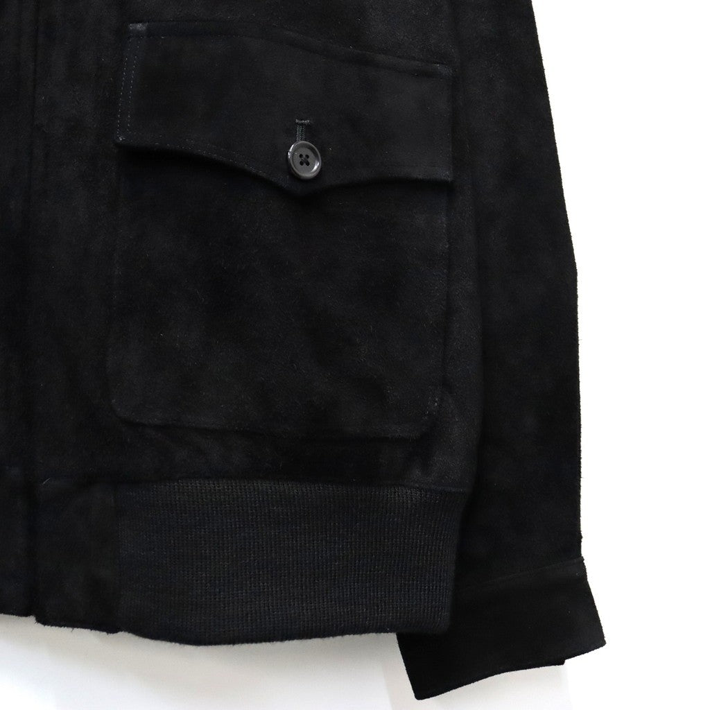 MINEDENIM | STIE lo | SUEDE LEATHER JACKET #BLACK [MDSL-WM-BL01]