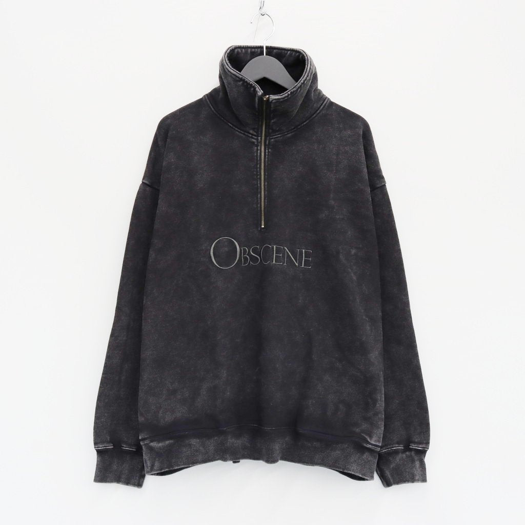 OBSCENE HZ SWEAT #BLACK [23AW-FS-38/FS1293]