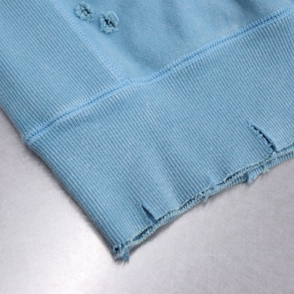 BORO 衛衣#L-藍色 [23AW-FS-41/]