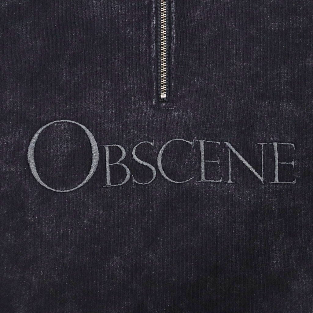 OBSCENE HZ SWEAT #BLACK [23AW-FS-38/FS1293]
