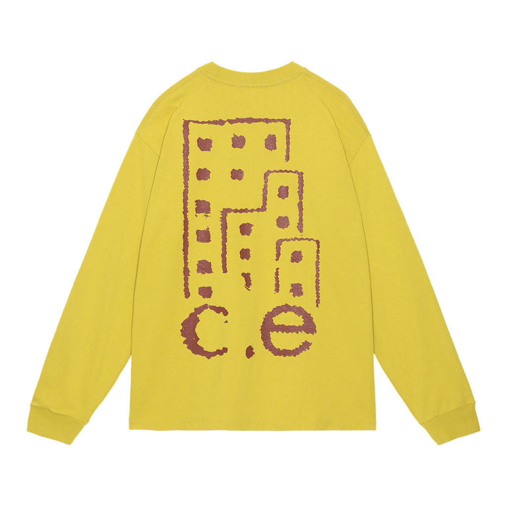 NON-REFERENTIAL LONG SLEEVE T #YELLOW [CES24LT01]