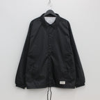 教練夾克#黑色 [23FWE-WMO-BL01]