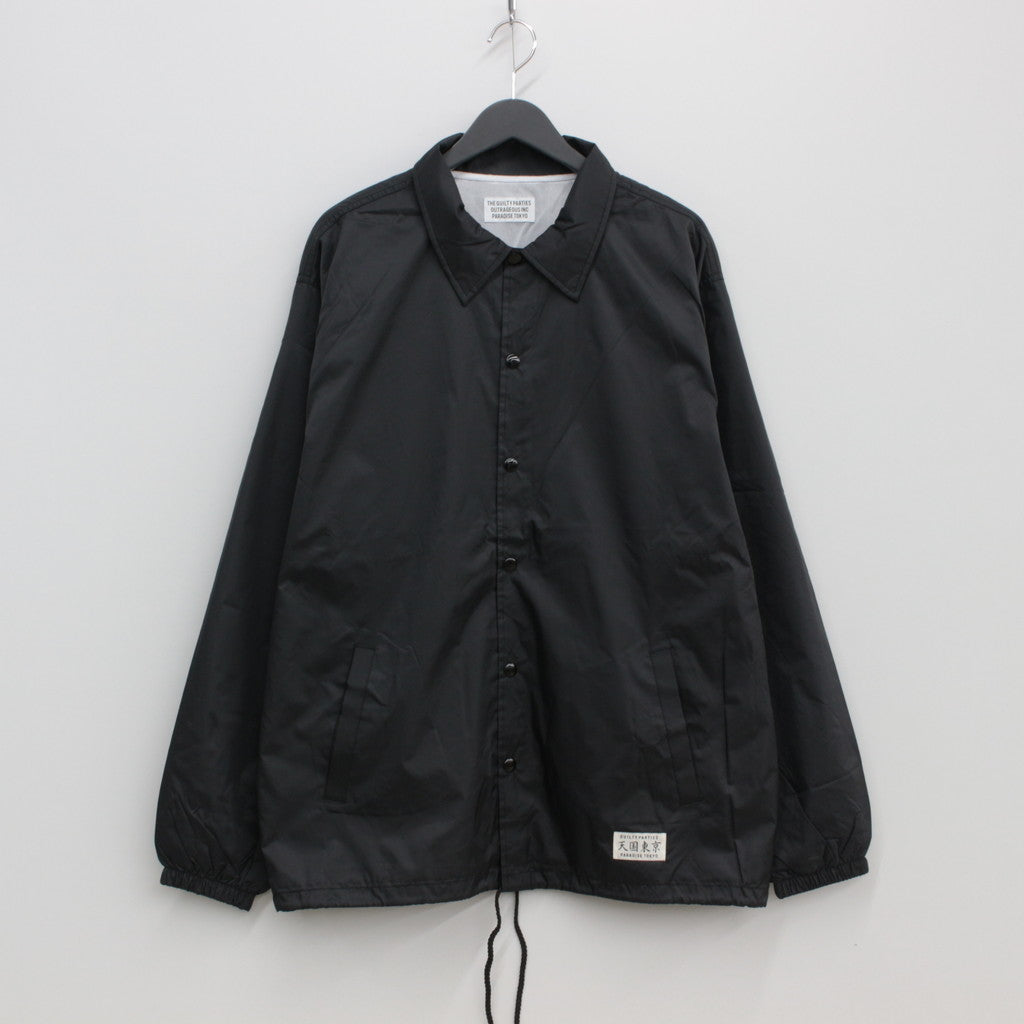 教練夾克#黑色 [23FWE-WMO-BL01]
