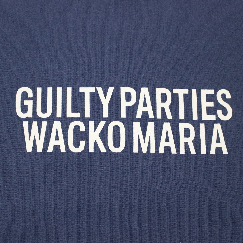 HEAVY WEIGHT CREW NECK SWEAT SHIRT #NAVY [23FWE-WMC-SS04]