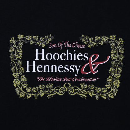 HOOCHIES&HENNESSY L/S TEE #BLACK [SC2320-LT01]