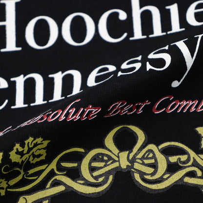 HOOCHIES&amp;HENNESSY L/S TEE #BLACK [SC2320-LT01]