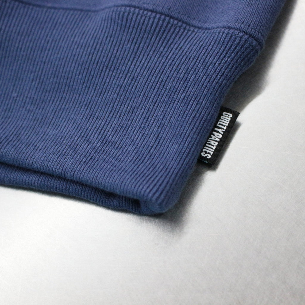 HEAVY WEIGHT PULLOVER HOODED SWEAT SHIRT #NAVY [23FWE-WMC-SS03]