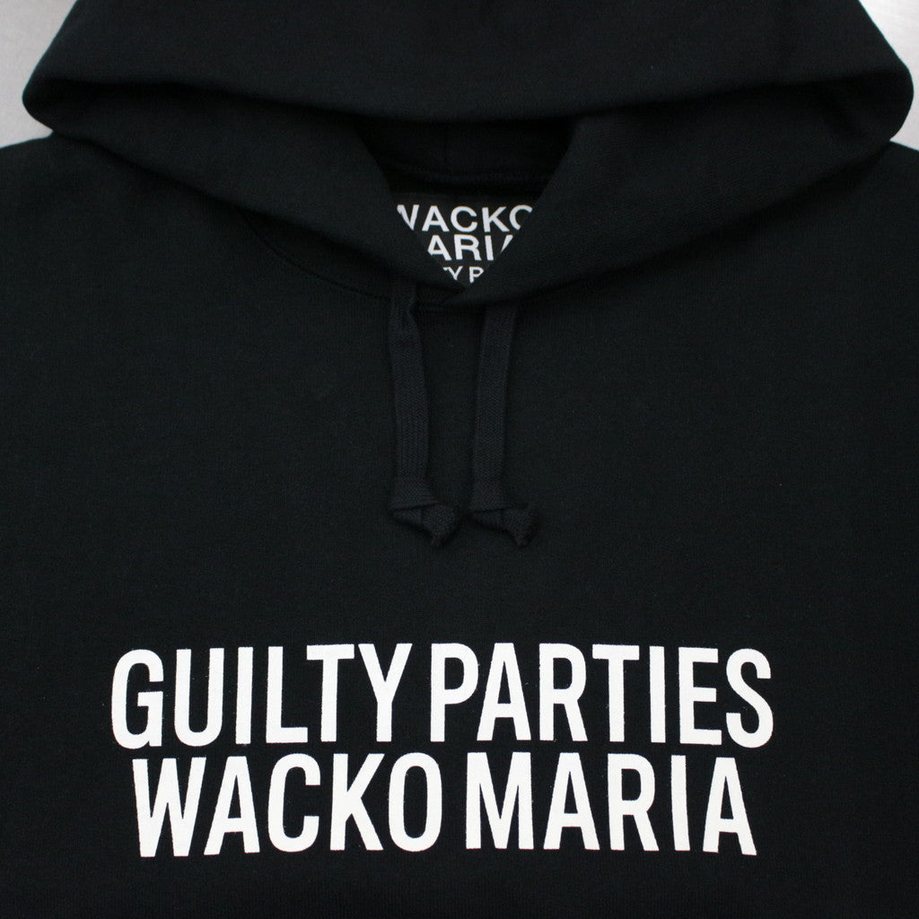 HEAVY WEIGHT PULLOVER HOODED SWEAT SHIRT #BLACK [23FWE-WMC-SS03]
