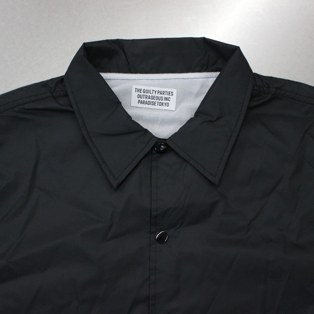 教練夾克#黑色 [23FWE-WMO-BL01]