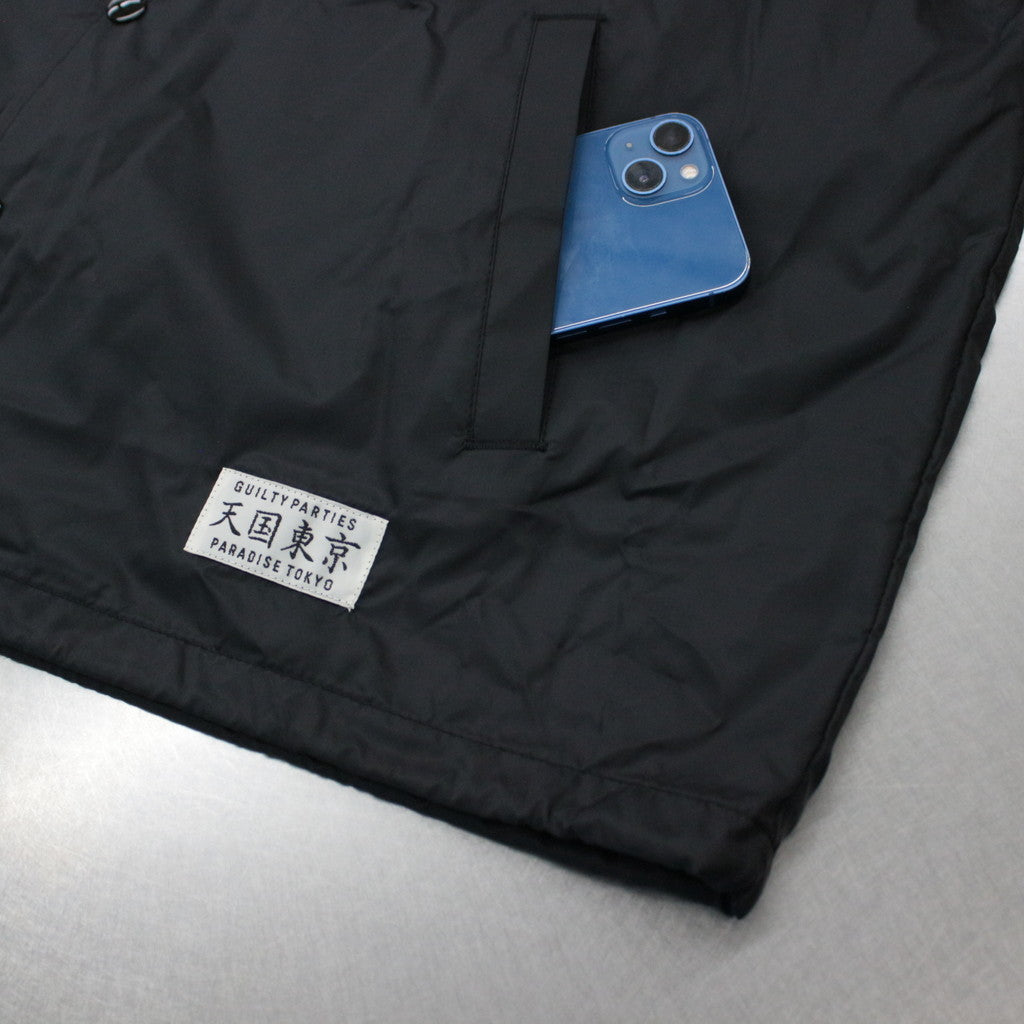 教練夾克#黑色 [23FWE-WMO-BL01]