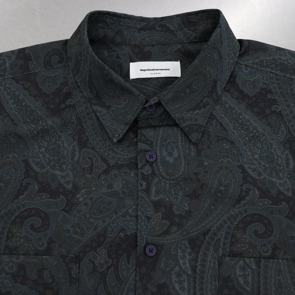 DIVERSITY SHIRT #NAVY PRINTED PAISLEY [23AW-MS9-018] – cocorozashi