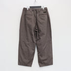 HERRINGBONE BALLOON PANTS II #CHARCOAL [FW23-B07]