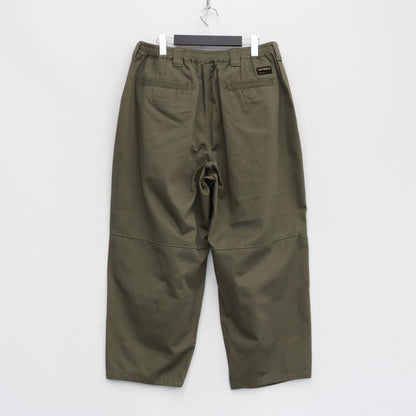 HERRINGBONE BALLOON PANTS II #OLIVE [FW23-B07]