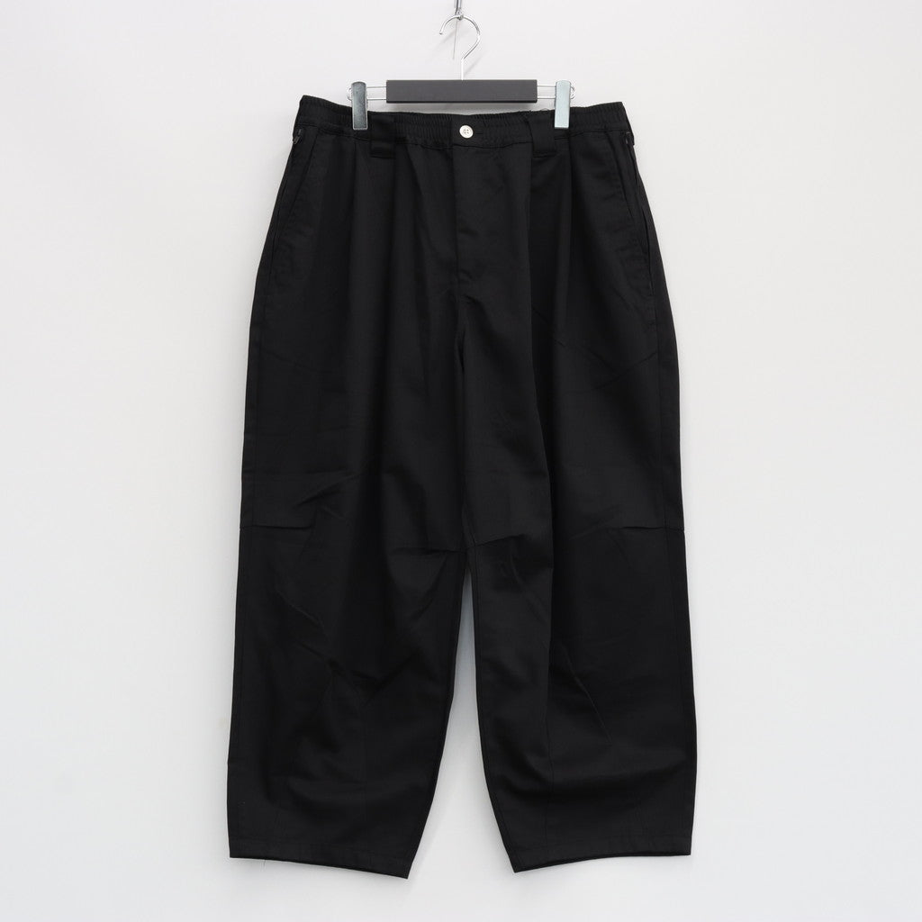 HERRINGBONE BALLOON PANTS II #BLACK [FW23-B07]