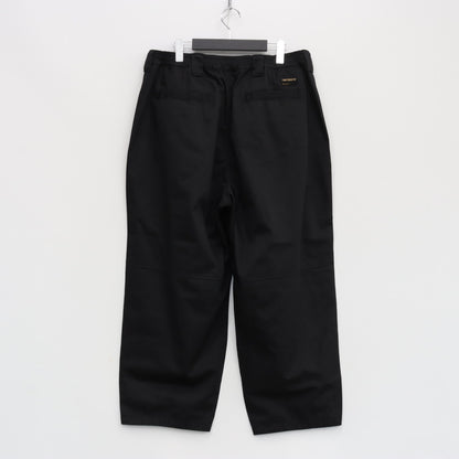 HERRINGBONE BALLOON PANTS II #BLACK [FW23-B07]