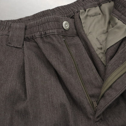 HERRINGBONE BALLOON PANTS II #CHARCOAL [FW23-B07]