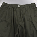 HERRINGBONE BALLOON PANTS II #OLIVE [FW23-B07]