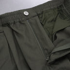 HERRINGBONE BALLOON PANTS II #OLIVE [FW23-B07]