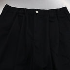 HERRINGBONE BALLOON PANTS II #BLACK [FW23-B07]