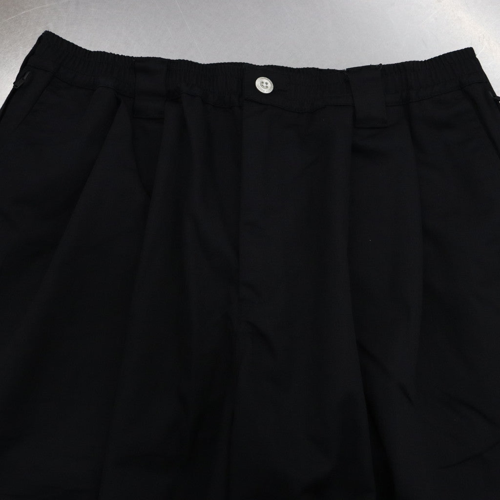 HERRINGBONE BALLOON PANTS II #BLACK [FW23-B07]