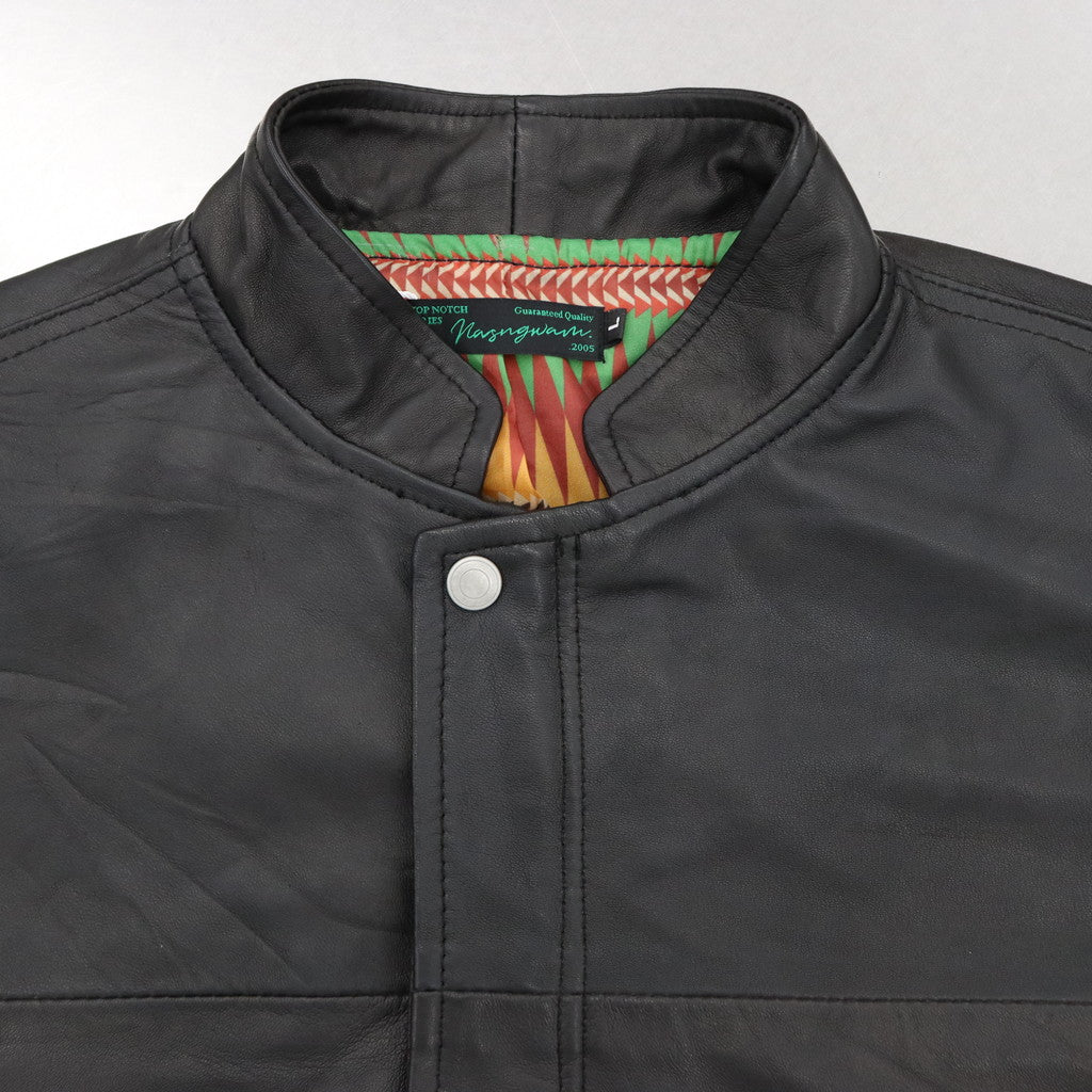 CP 皮夾克 #黑 [J2303003]