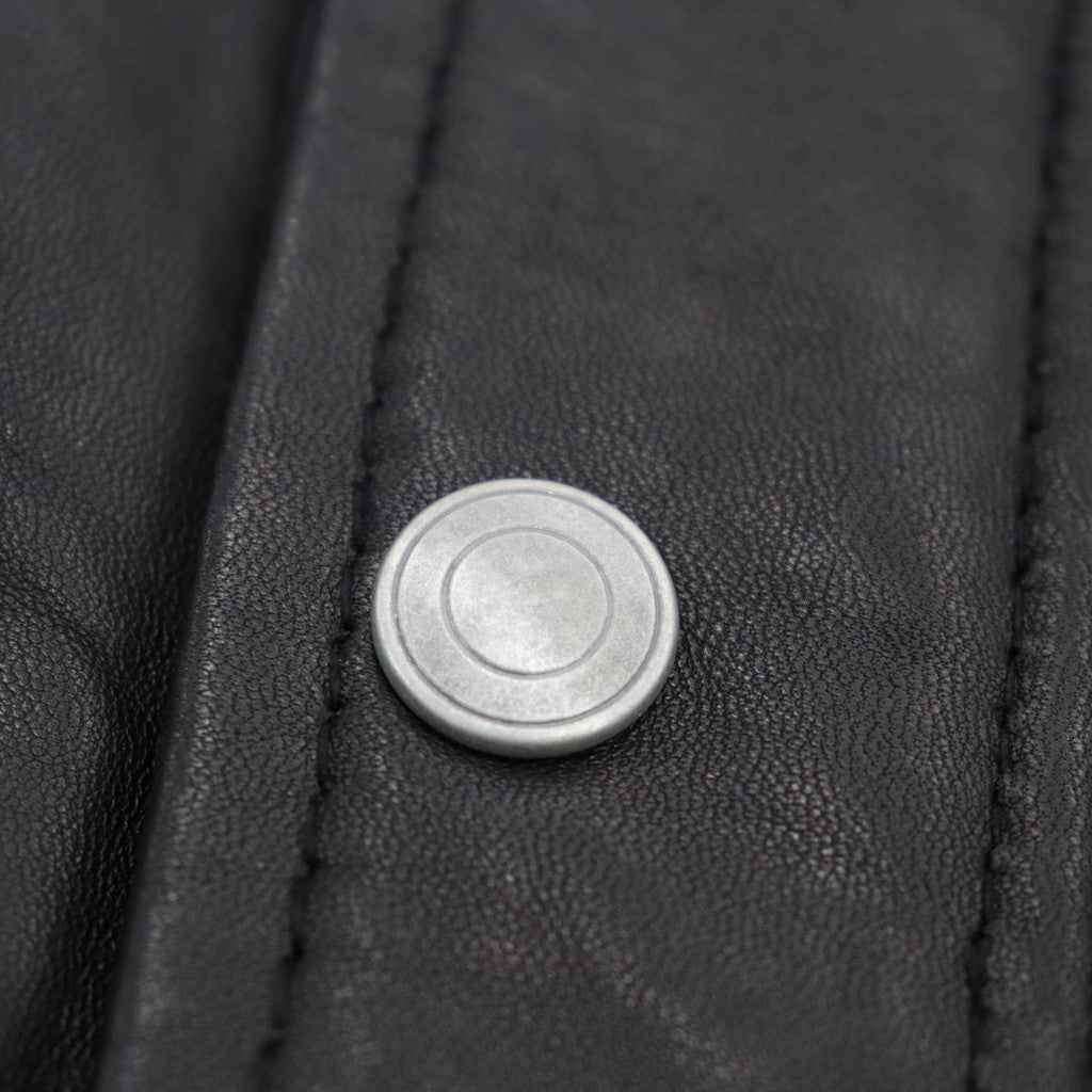 CP 皮夾克 #黑 [J2303003]