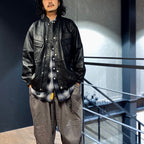 CP 皮夾克 #黑 [J2303003]