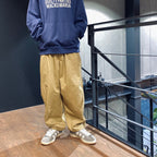 HERRINGBONE BALLOON PANTS II #BEIGE [FW23-B07]