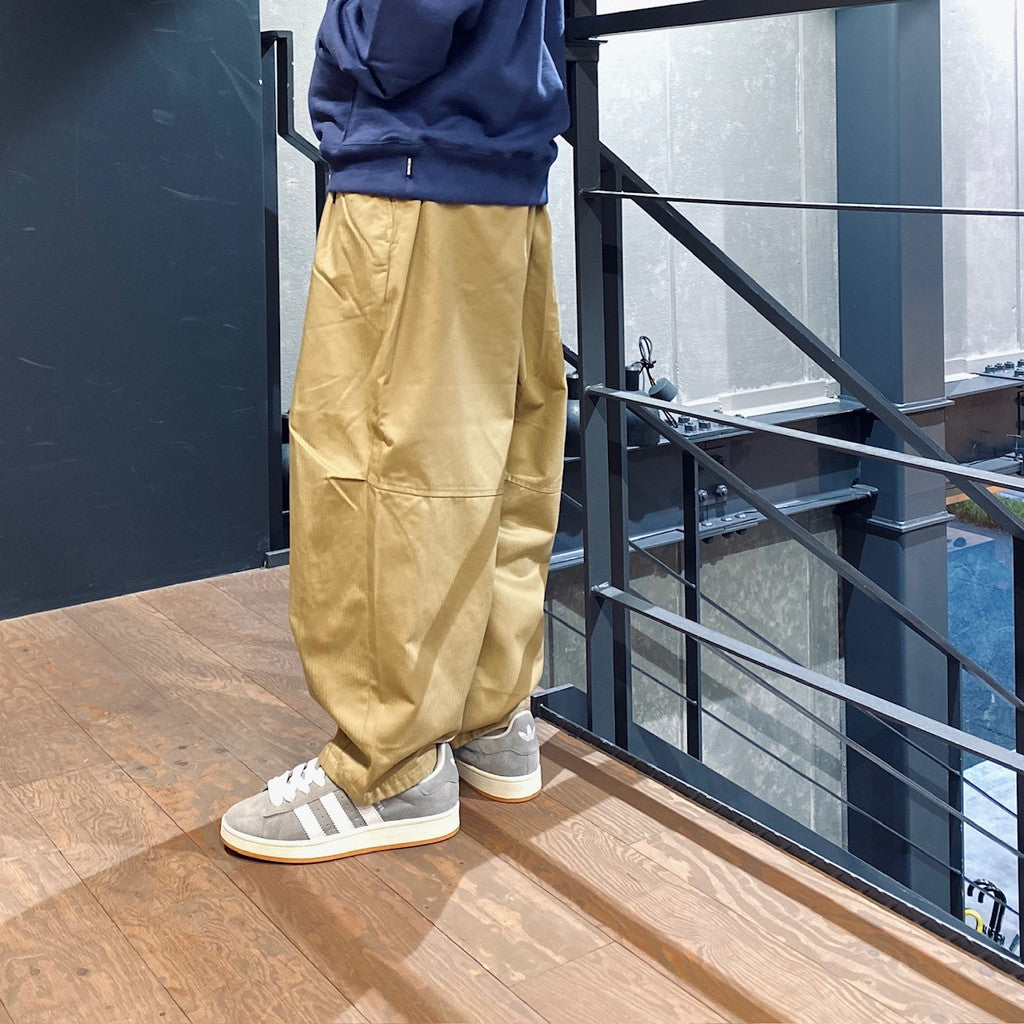 HERRINGBONE BALLOON PANTS II #BEIGE [FW23-B07]