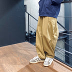 HERRINGBONE BALLOON PANTS II #BEIGE [FW23-B07]