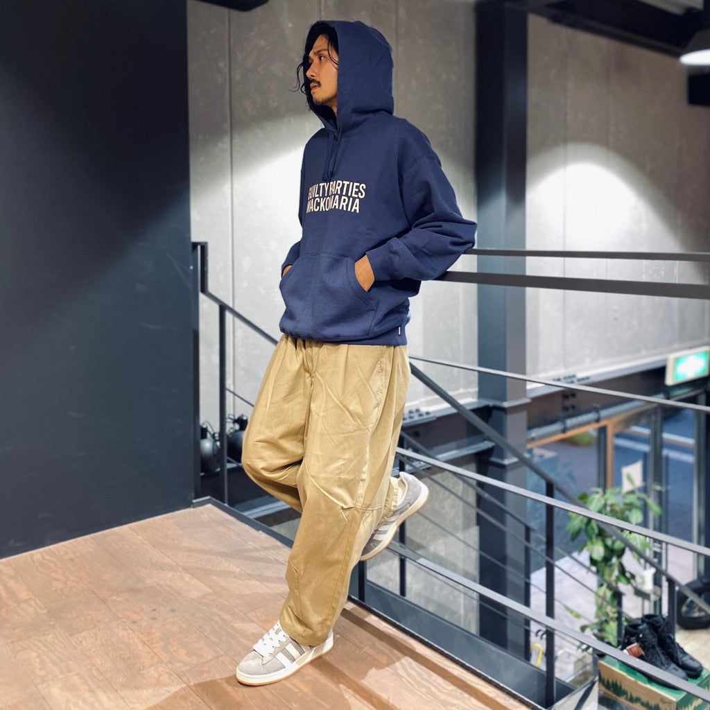 HERRINGBONE BALLOON PANTS II #BEIGE [FW23-B07]