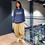 HERRINGBONE BALLOON PANTS II #BEIGE [FW23-B07]