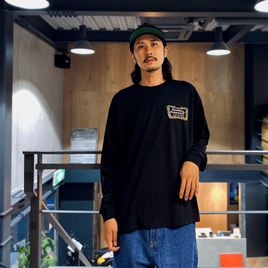 HOOCHIES&amp;HENNESSY L/S T卹#黑色 [SC2320-LT01]