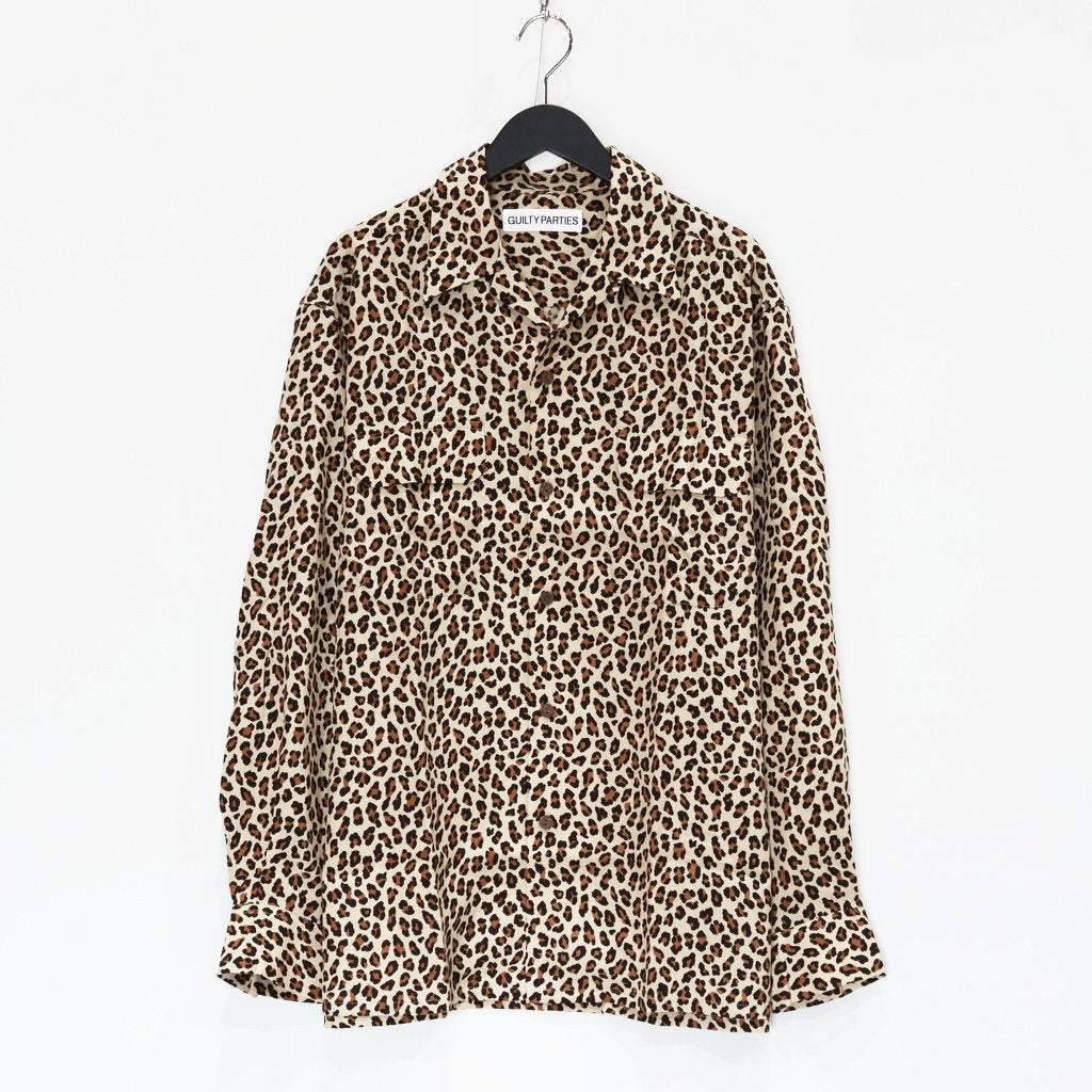 HAWAIIAN SHIRT L/S -TYPE 5- #BEIGE [23FW-WMS-HI08]