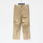 DOUBLE PLEATED CHINO TROUSERS #BEIGE [23FW-WMP-PT01]