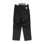 DOUBLE PLEATED CHINO TROUSERS #BLACK [23FW-WMP-PT01]