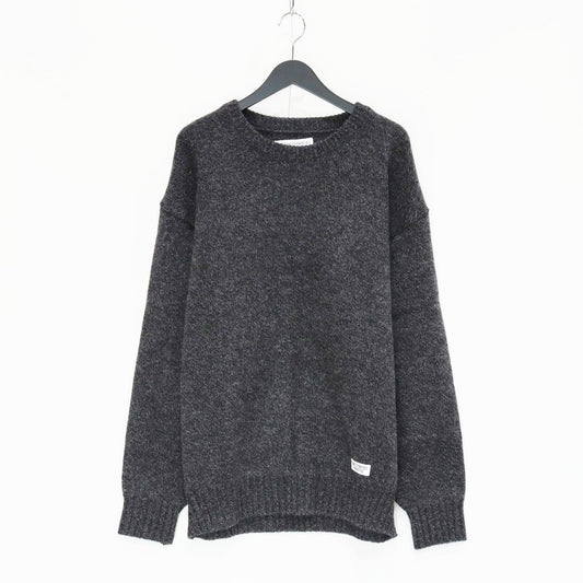 ht_CLASSIC CREW NECK SWEATER -TYPE 1- #CHARCOAL [23FW-WMK-KN01]