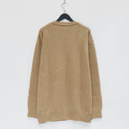 經典開襟衫 -1 型 - #米色 [23FW-WMK-KN03]