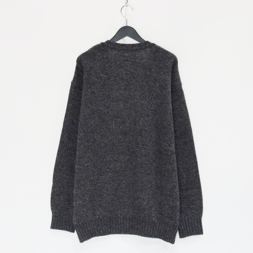 CLASSIC CARDIGAN -TYPE 1- #CHARCOAL [23FW-WMK-KN03]