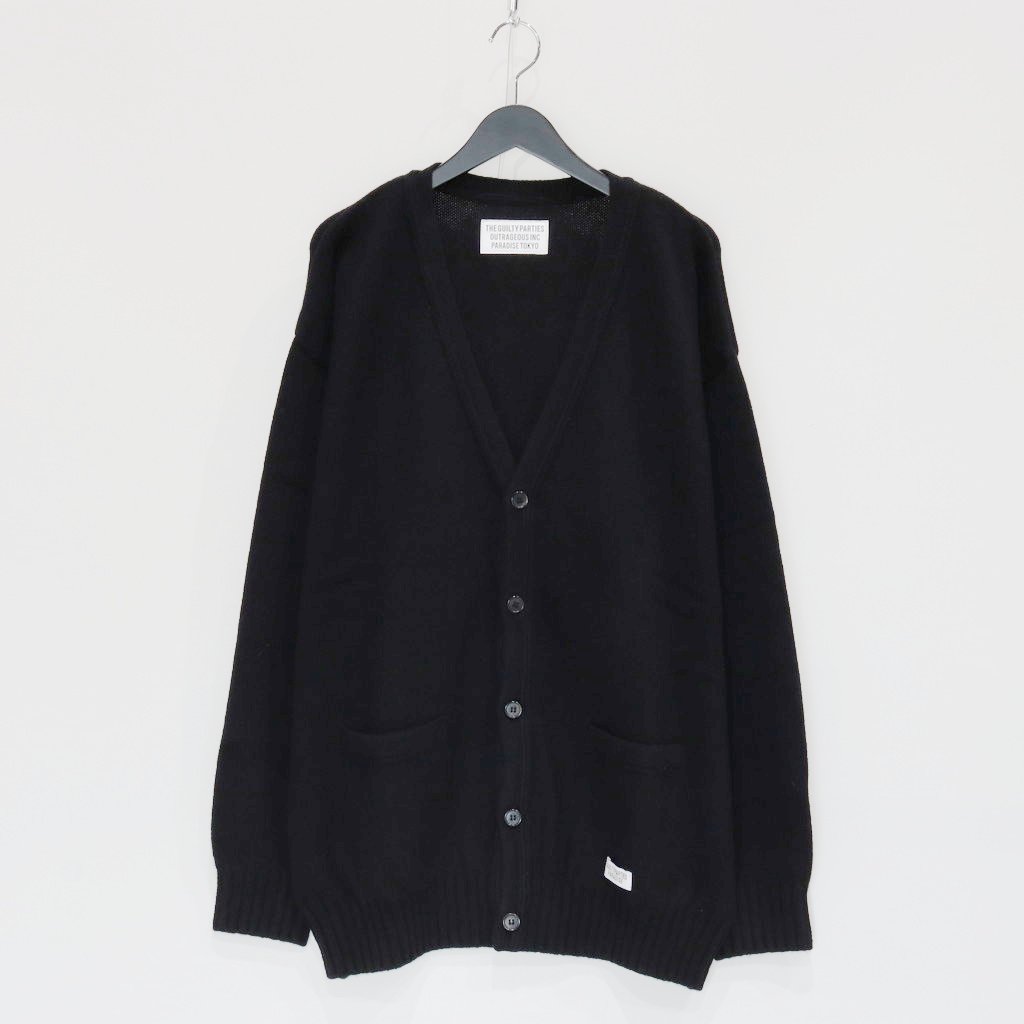 CLASSIC CARDIGAN -TYPE 1- #BLACK [23FW-WMK-KN03]