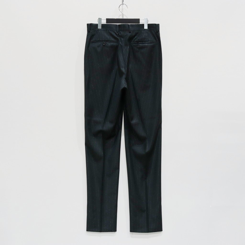 PLEATED TROUSERS -TYPE 2- #GREEN [23FWE-WMP-TR04]