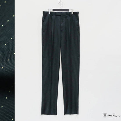 PLEATED TROUSERS -TYPE 2- #GREEN [23FWE-WMP-TR04]