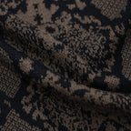 PYTHON KNIT POLO SHIRT #BROWN [23FW-WMK-KN21]