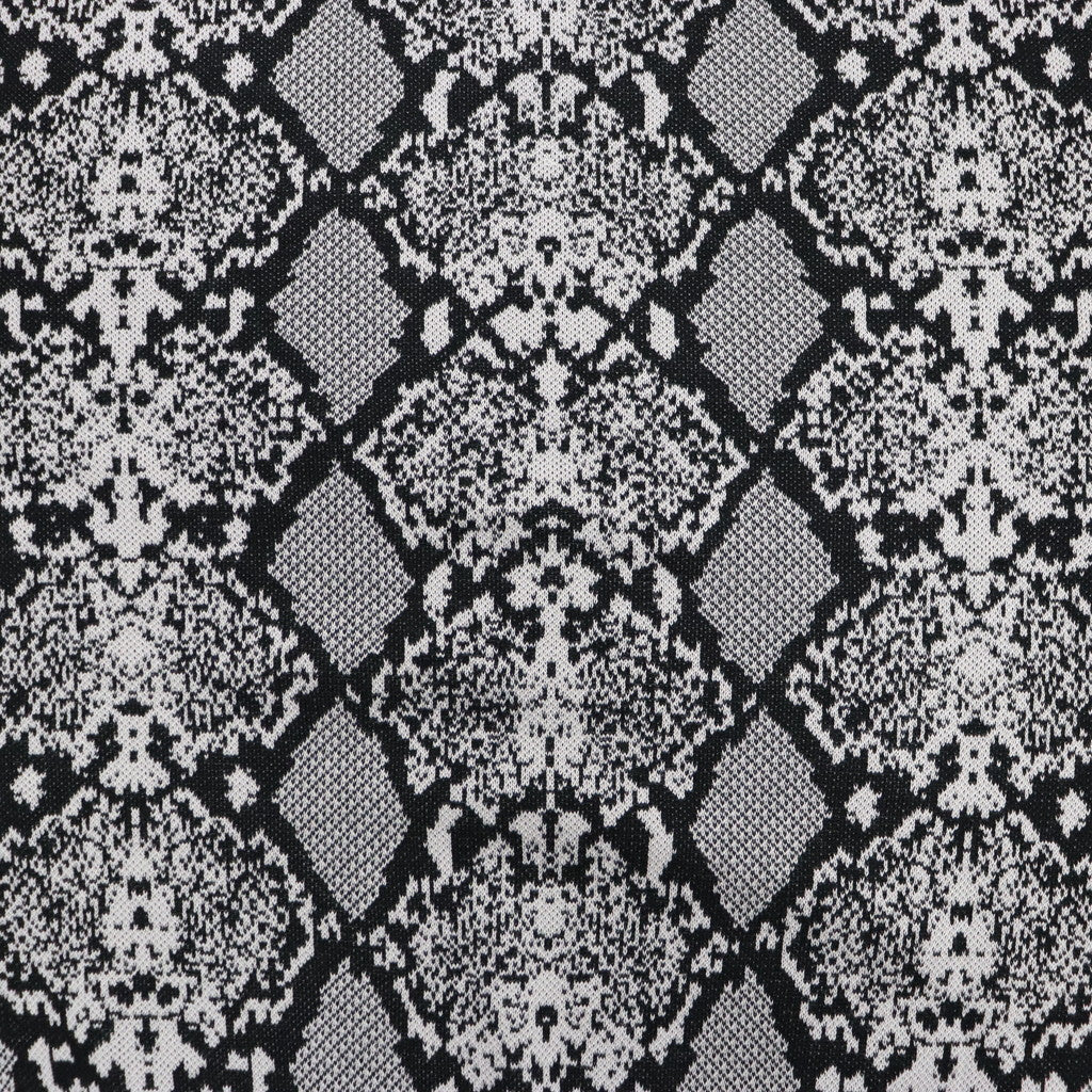 PYTHON KNIT POLO SHIRT #WHITE [23FW-WMK-KN21]